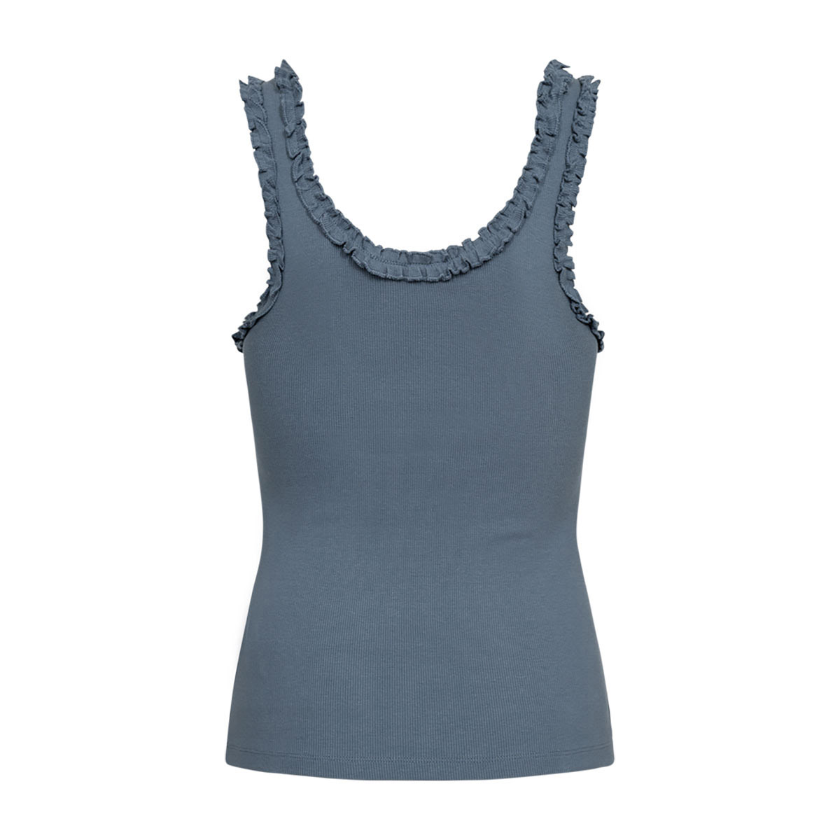 Siv Top Ribbed Blue Mirage COPENHAGEN MUSE - bild 2