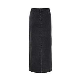 SiwGZ HW Long Skirt Black Denim - bild 2