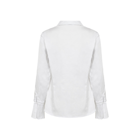 Skjorta Isla Solid 130 White LEVETE ROOM - bild 2