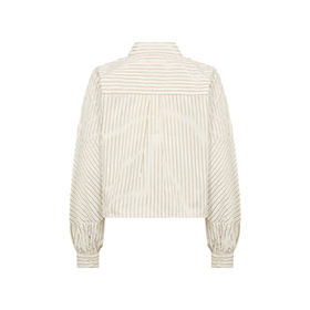 Skjorta Tess 1 Creme Stripe LEVETE - bild 2