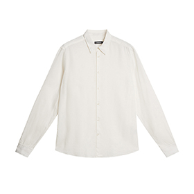 Slim LS Comfort Tencel Shirt Cloud White - bild 1