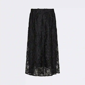 Spets Kjol Olera 2 Black LEVETE ROOM - bild 2