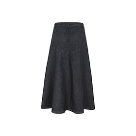 SRJennie Denim Midi Skirt Black - bild 2