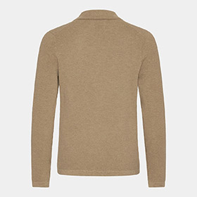 Stickad Bomulls Trja Bowling Collar LESS WORRIES - bild 3