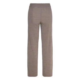 Stickad Byxa Ismaila 4 Merino Brunmelange LEVETE ROOM - bild 2