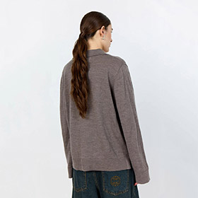 Stickad Merino Trja Ismaila 9 Brunmerlerad LEVETE ROOM - bild 2