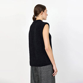 Stickad Vst Noreen 5 Black LEVETE ROOM - bild 2