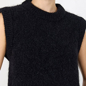 Stickad Vst Noreen 5 Black LEVETE ROOM - bild 3