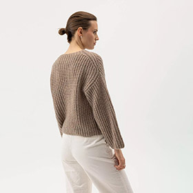 Sweater Cajsa Khaki  HOLEBROOK - bild 3