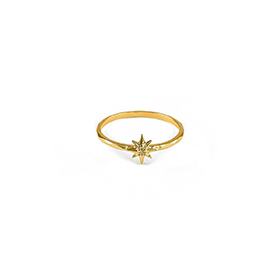 North Star Small Ring Gold - bild 1