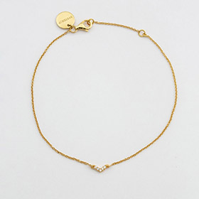 Mini Arrow Bracelet Gold - bild 1