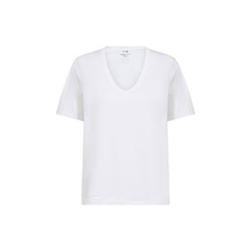 T-shirt Paloma 2 V-ring Vit LEVETE ROOM - bild 3