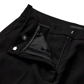 Tailor Pants Black Flat Front COPENHAGEN MUSE - bild 3