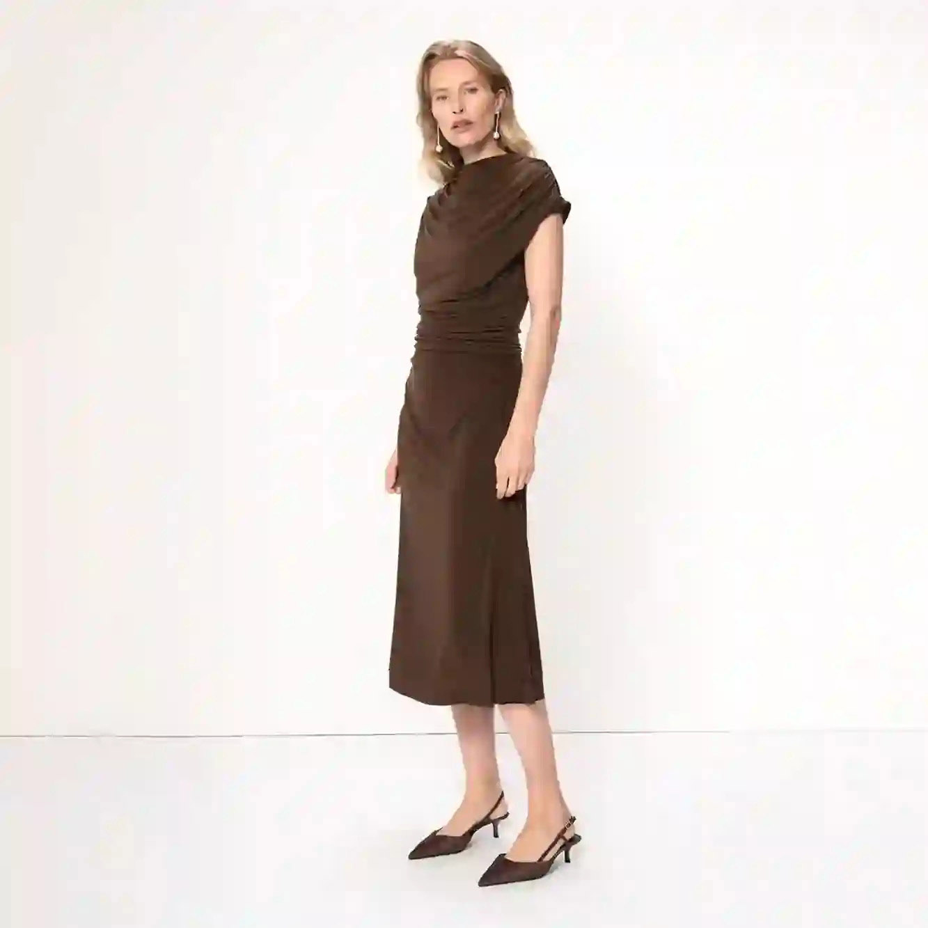 Talia Dress Mocha VIVEH - bild 3