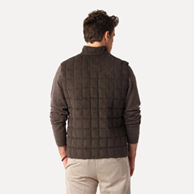Tech Cord Vest Chocolate LESS WORRIES - bild 2
