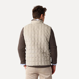 Tech Cord Vest Light Sand LESS WORRIES - bild 2