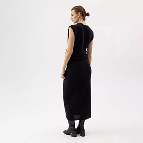 Tindra Skirt Black HOLEBROOK - bild 2