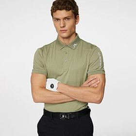 Tour Tech Polo Oil Green J LINDEBERG - bild 3