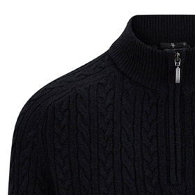 Tr�ja Edward Half-Zip Navy - bild 3