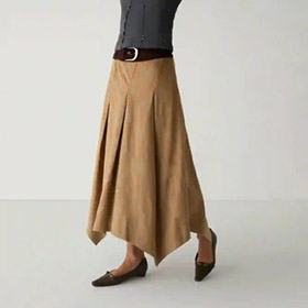 Tyla Skirt Camel LAAGAM - bild 2