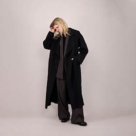Kappa Ulla Coat Black URBAN PIONEERS - bild 4