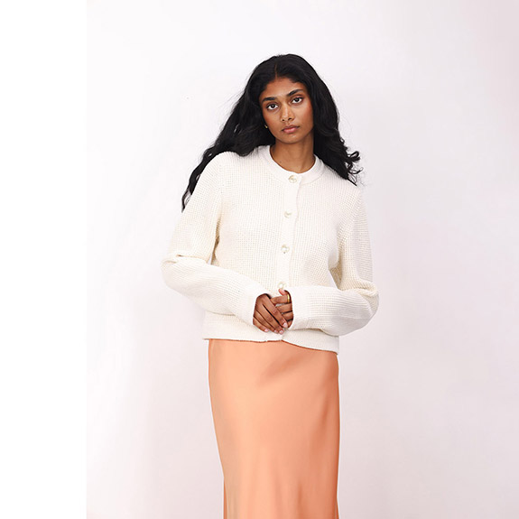 Valentina Cardigan Cream URBAN PIONEERS - bild 3