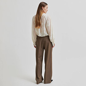 Veria Blouse Light Yellow SECOND FEMALE - bild 4
