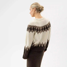 Vigdis Sweater Brown HOLEBROOK - bild 2