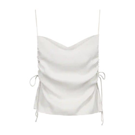 Visha Draped Linne Jet Stream COPENHAGEN MUSE - bild 2