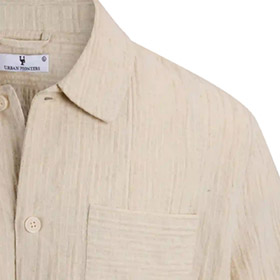 Vito SS Shirt Light Sand URBAN PIONEERS - bild 3