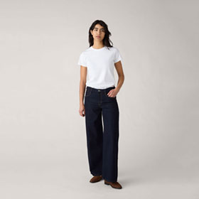 Wide Leg Jeans Rinsed SABURO - bild 2