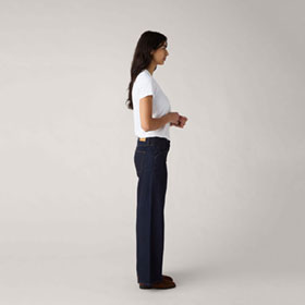 Wide Leg Jeans Rinsed SABURO - bild 3