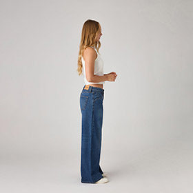 Wide Leg Jeans Dark Stone SABURO - bild 2