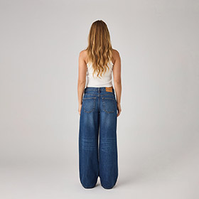 Wide Leg Jeans Dark Stone SABURO - bild 3