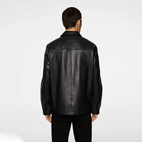 Wilden Lamb Leather Oversihirt J.LINDEBERG - bild 2