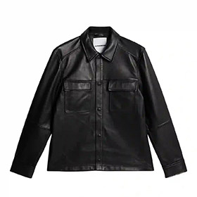 Wilden Lamb Leather Oversihirt J.LINDEBERG - bild 5