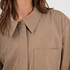 Willow SS Stripe Shirt NORR - bild 3