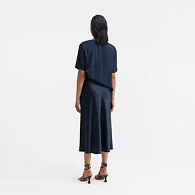 Yoli Silk Blouse Midnight Blue AHLVAR GALLERY - bild 3