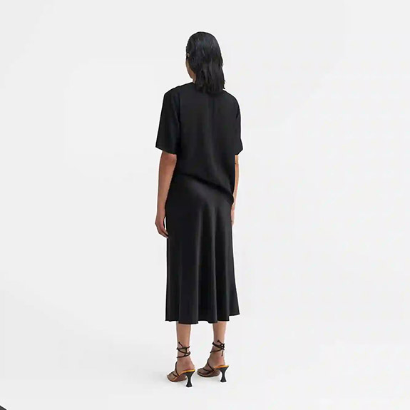 Yoli V-Neck Silk Blouse Black AHLVAR GALLERY - bild 3