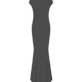 Yuni Satin Dress Dark Grey AHLVAR GALLERY - bild 2