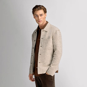 Zeno Wool  Shirt Brown URBAN PIONEERS - bild 4